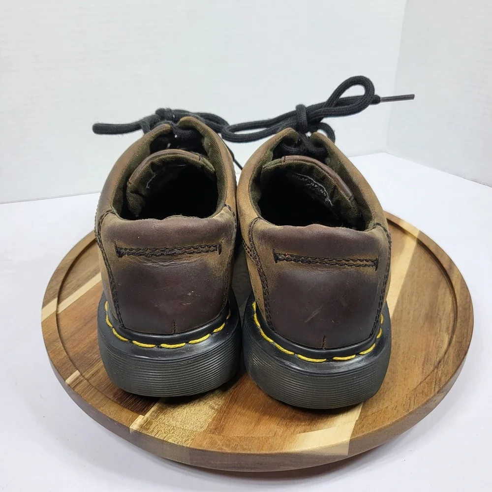 Dr. Martens 8A17 Shoes Mens 4 Brown‎ Good Made in England Vintage Leather Chunky